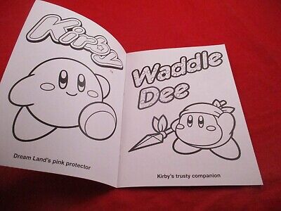 Kirby and the rainbow curse nintendo wii u promotional coloring book pencils