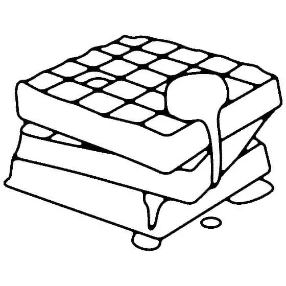 Waffle malvorlagen