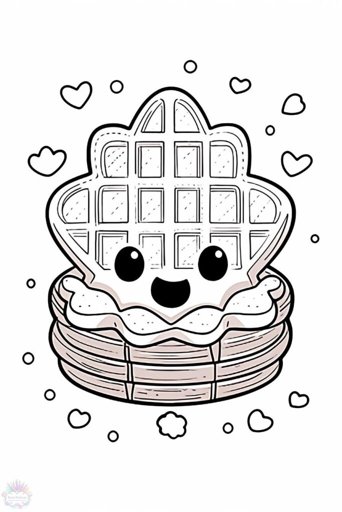 Kawaii coloring pages