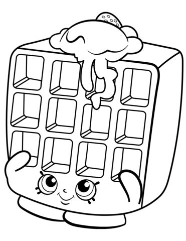 Waffle sue shopkin mãlarbok shopkin coloring pages shopkins colouring pages coloring pages to print