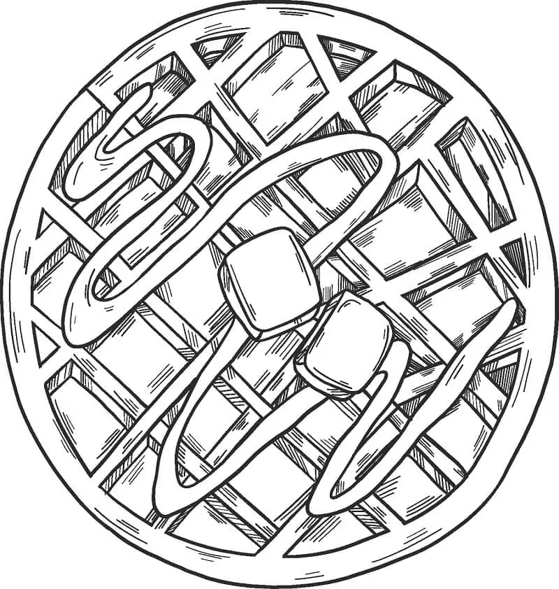 Waffle malvorlagen