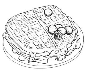 Free ð waffles coloring pages â coloring corner