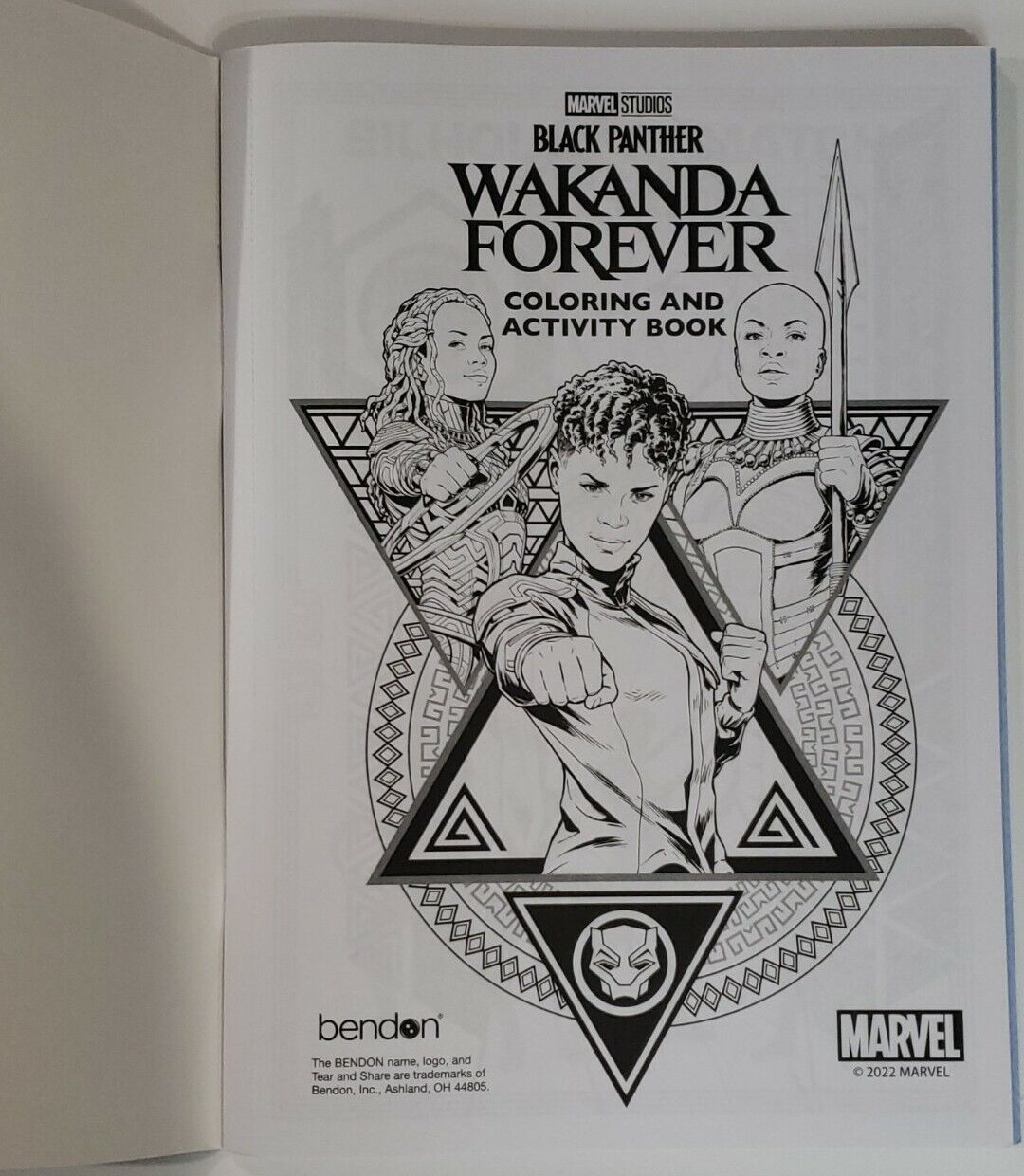 Marvel disney black panther wakanda forever coloring activity punch out book