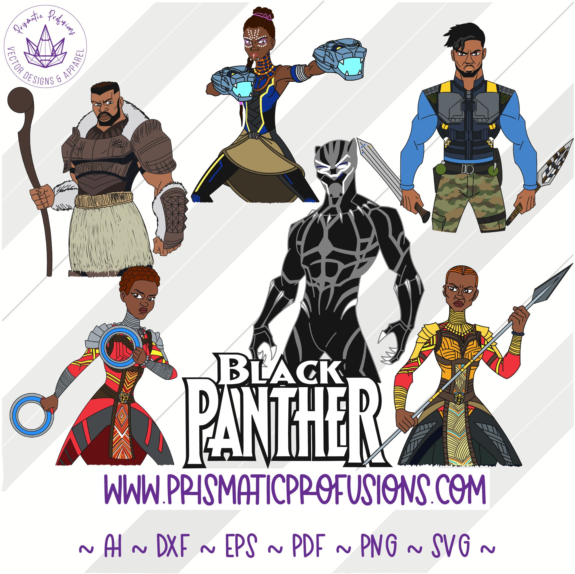 Prismaticprofusions on x blackpanther erickillmonger mbaku nakia okoye prismaticprofusions shuri wakanda ai birthday clip art clipart coloring page cut file digital stamp dxf eps fan art gift party pdf png printable shirt