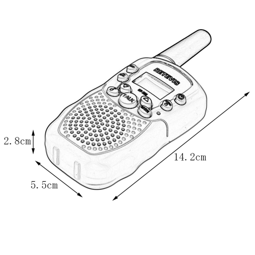 Retevis rt pcs kids walkie talkies with flashlight â dark blue â the childrens gift shop