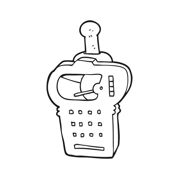 Line drawing cartoon walkie talkie stock vector by lineartestpilot