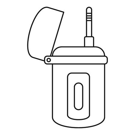 Underwater walkie talkie icon outline underwater walkie talkie icon for web design isolated on white backgroundãç æ fy ãããããããã