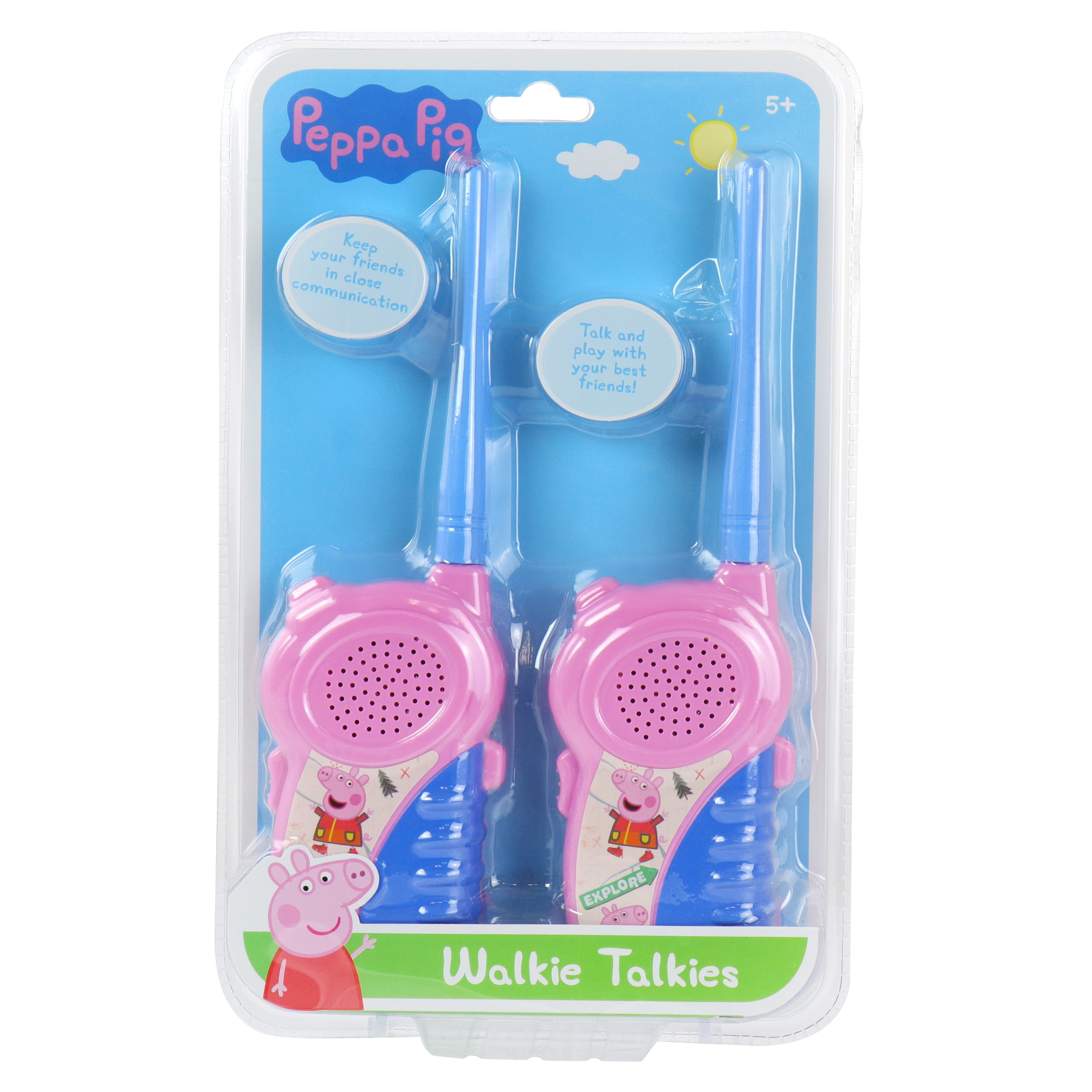 Peppa pig piece walkie talkie set in pink