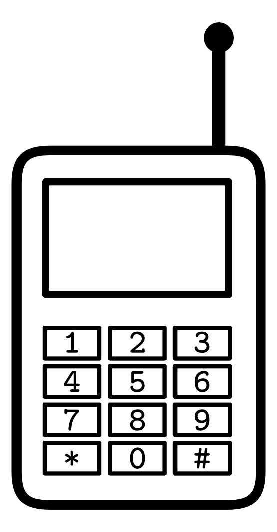 Walkie talkie for coloring