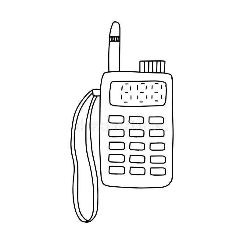 Doodle style walkie