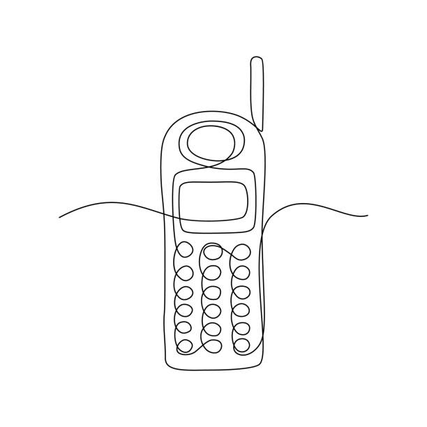 Old walkie talkie stock illustrations royalty
