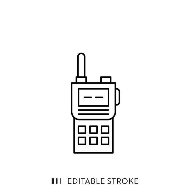 Walkie talkie drawing stock illustrations royalty