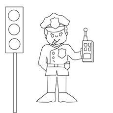 Best police police car coloring pages your toddler will love