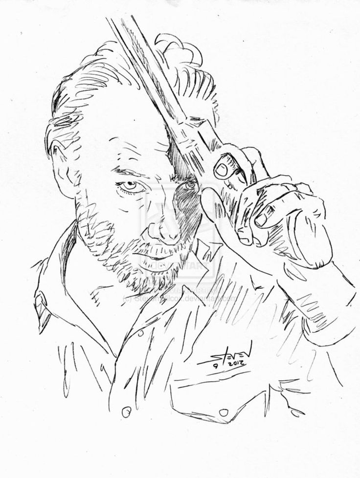 Coloring page the walking dead tv shows â printable coloring pages