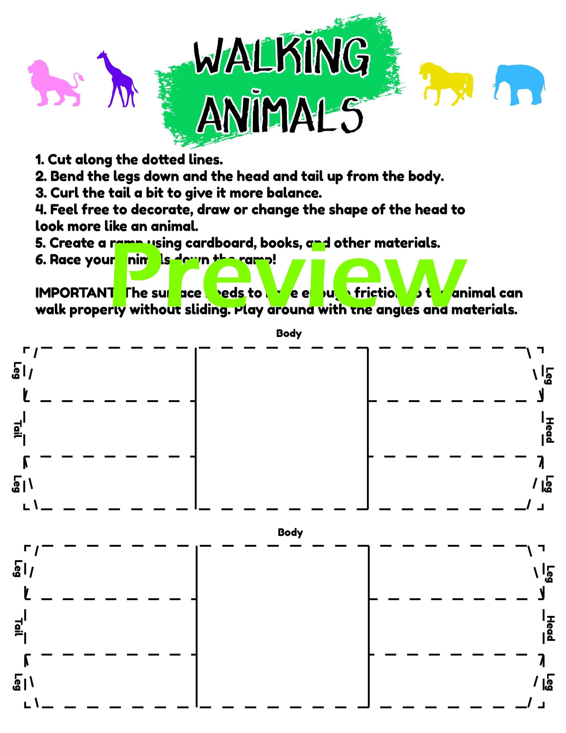 Walking animals