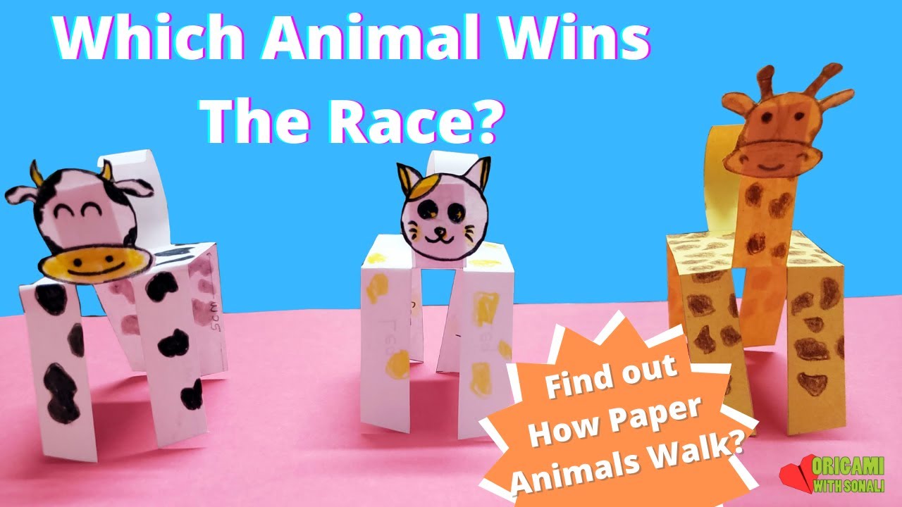 How to ake a walking paper anial