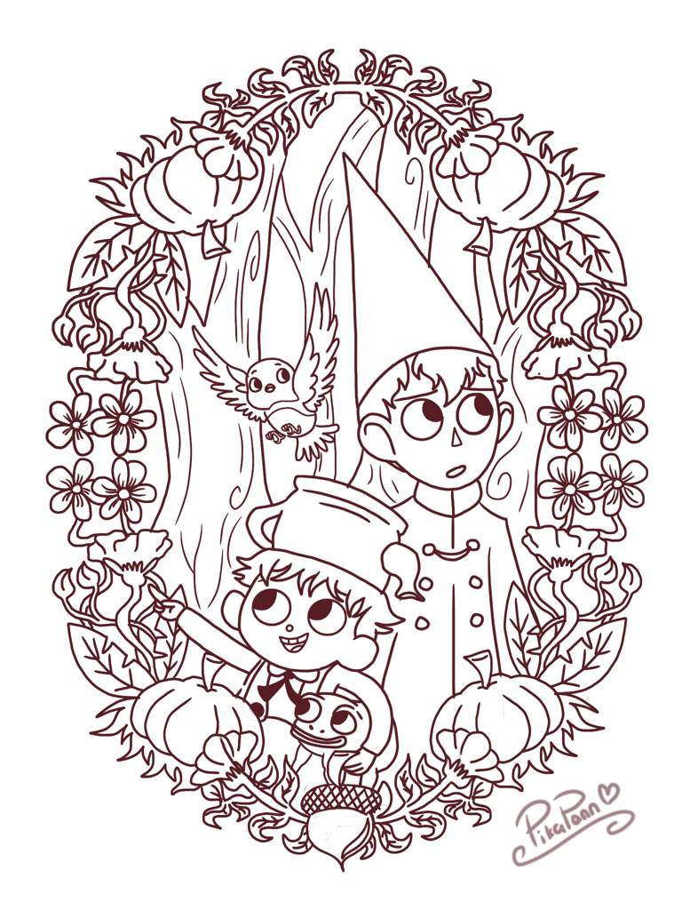 Coloring page cartoon amino