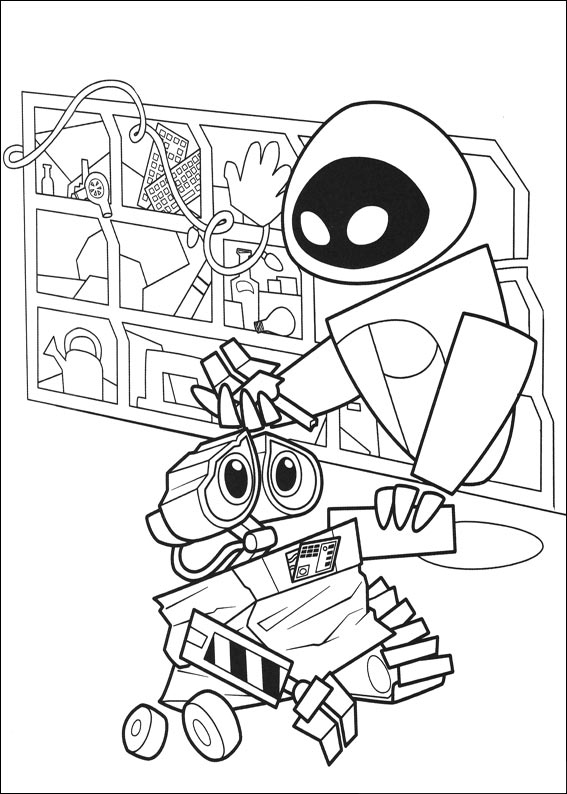 Best walle coloring pages for kids