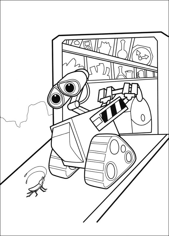 Printable coloring book wall