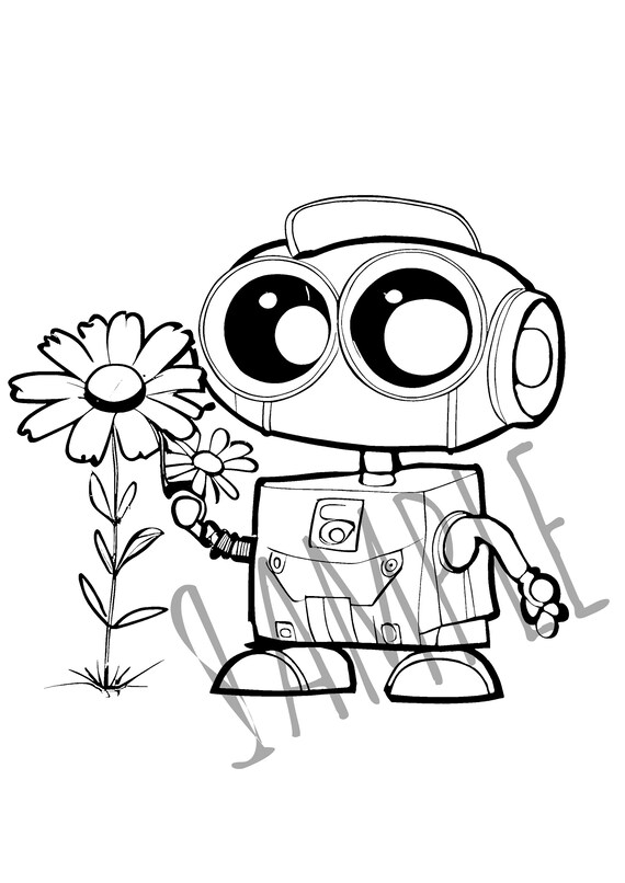 Robot coloring pdf pages unleash your creativity with our printable coloring pages for kids robot birthday party activity pages