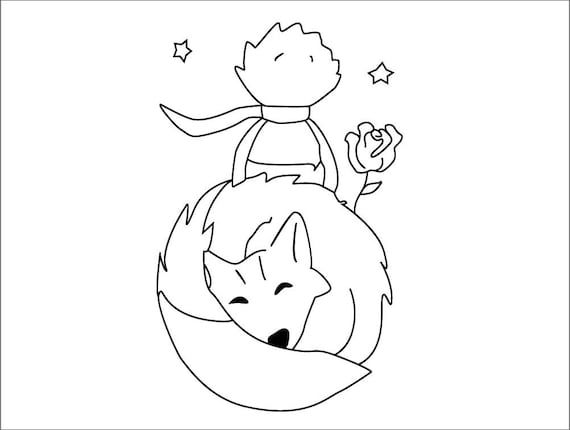 The little prince the little prince poster svg the little prince silhouette nursery art le petit prince art art for kids wall