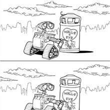 Wall e coloring pages
