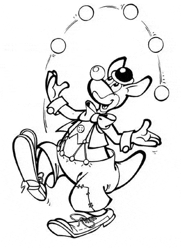 Wallaby coloring page