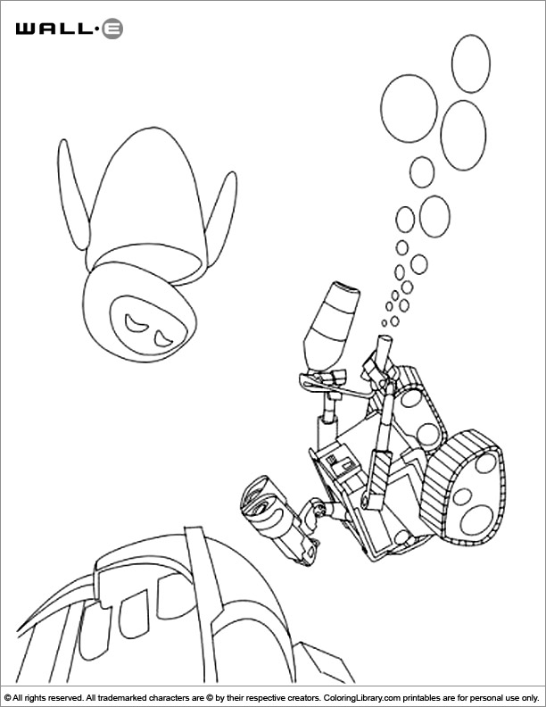 Coloring book sheet