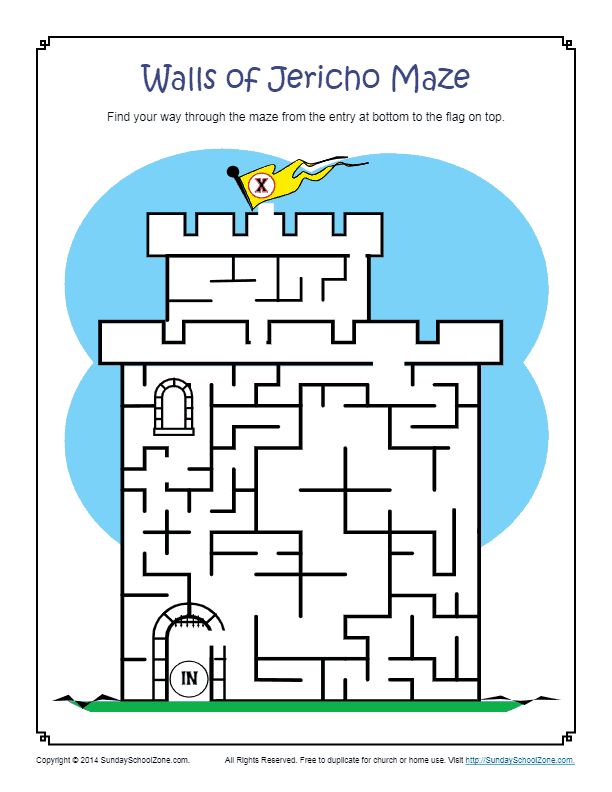 The walls of jericho maze