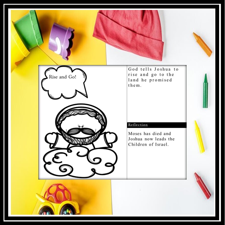 Walls of jericho coloring book made by teachers