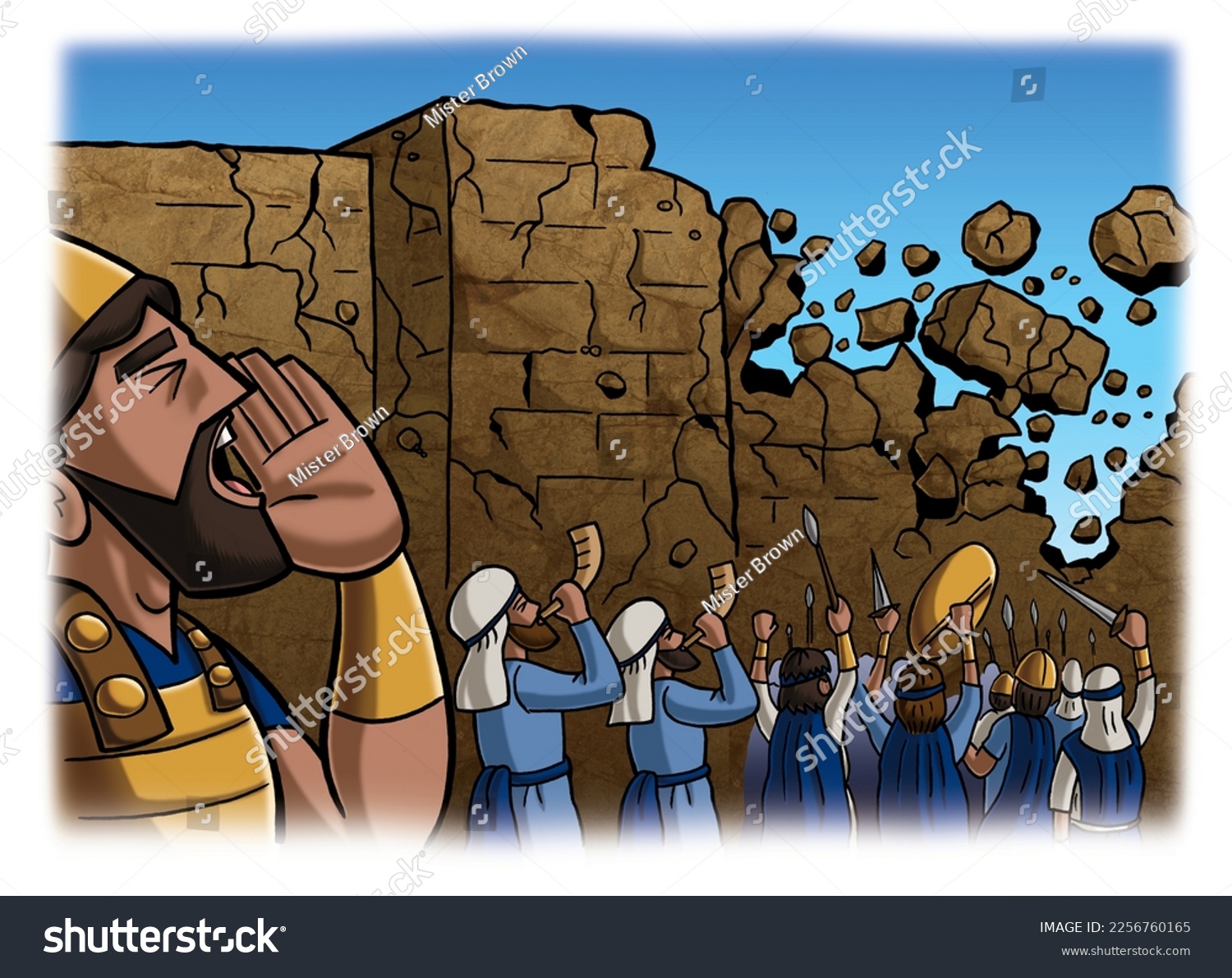 Wall jericho over royalty
