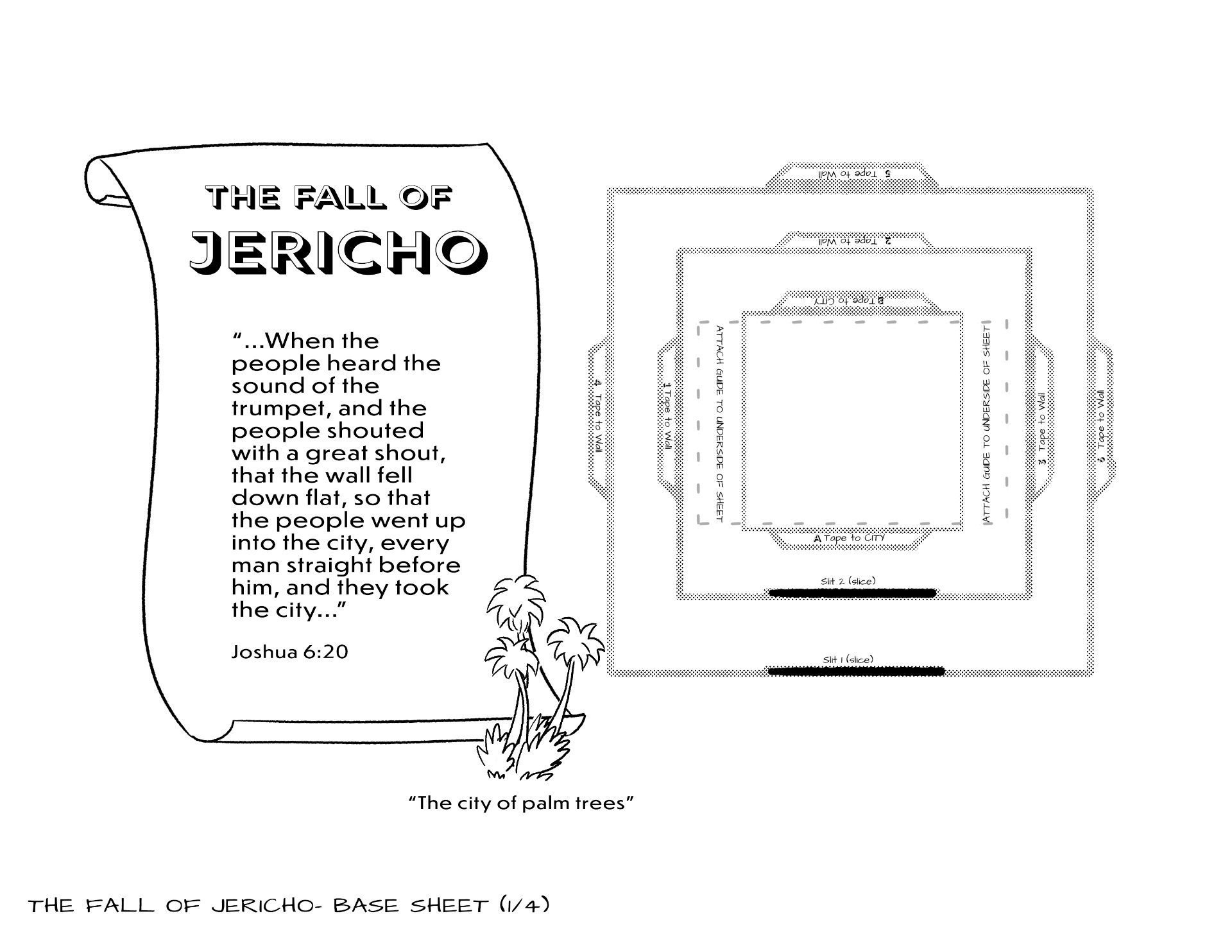 Craft the fall of jericho biblical toolbelt