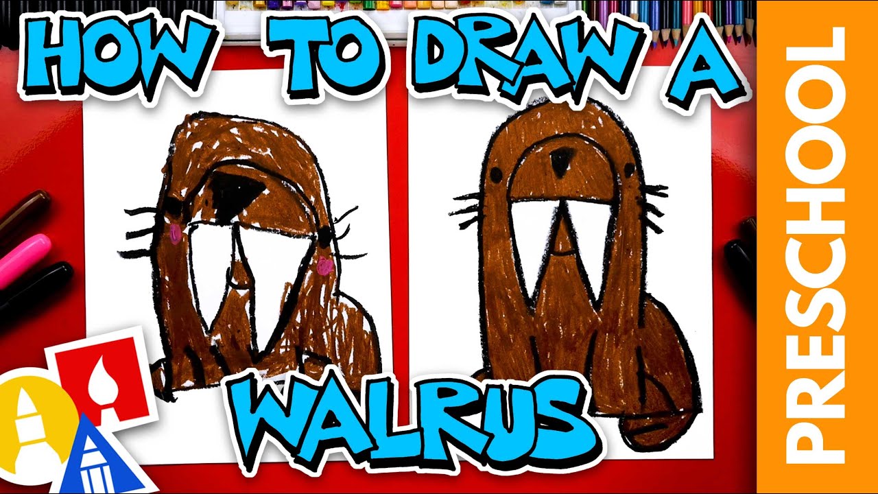 How to draw a walrus