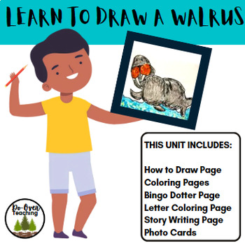 Drawing of walrus tpt