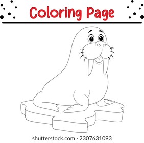 Walrus coloring images stock photos d objects vectors