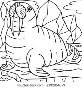 Walrus coloring images stock photos d objects vectors