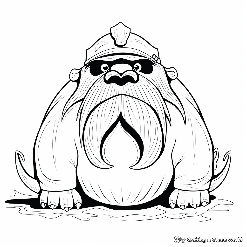 Walrus coloring pages