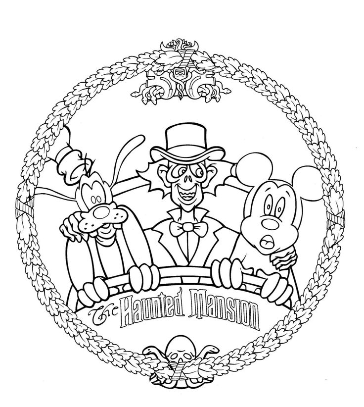 Walt disney world coloring pages â the disney nerds podcast disney halloween coloring pages free halloween coloring pages disney coloring pages