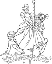 Walt disney coloring pages disneyland