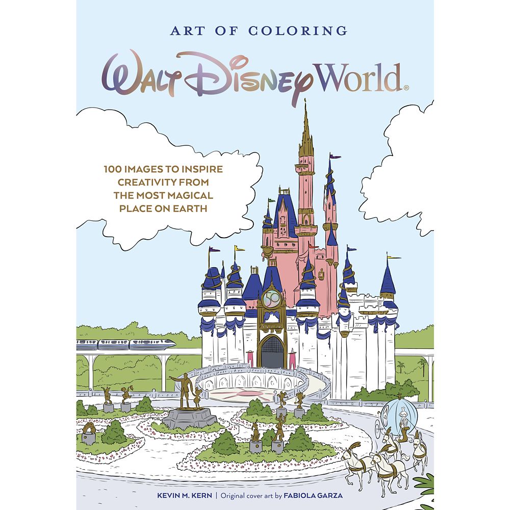 Art of coloring walt disney world book