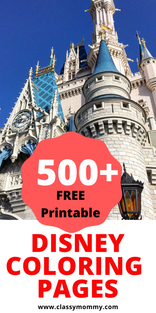 Free printable disney coloring pages