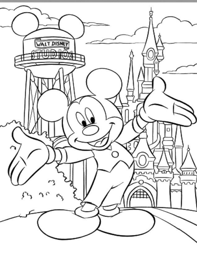 Disneyland coloring pages disney coloring sheets mickey coloring pages cartoon coloring pages