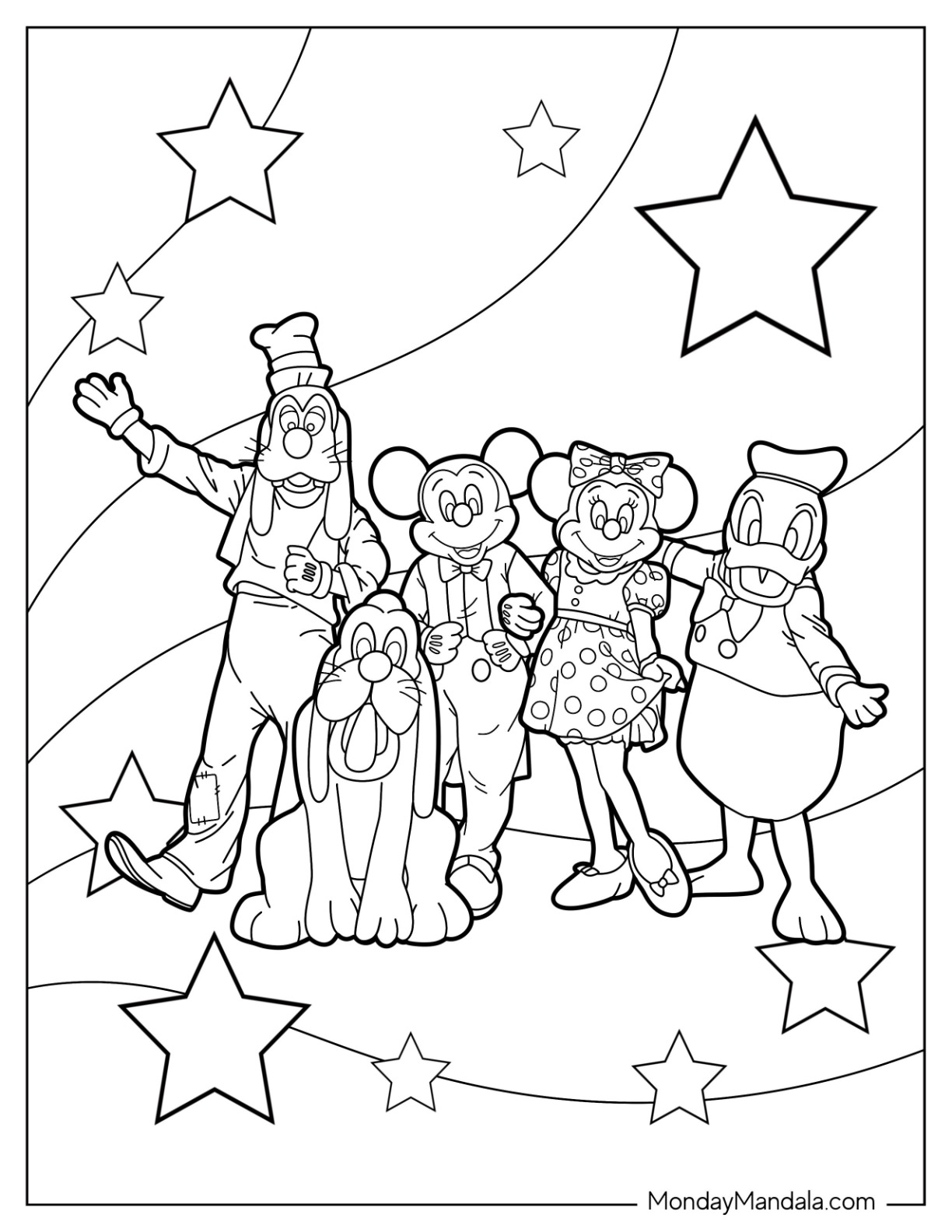Disneyland coloring pages free pdf printables