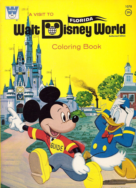 John kenneth muirs reflections on cult movies and classic tv coloring book of the week walt disney world whitman