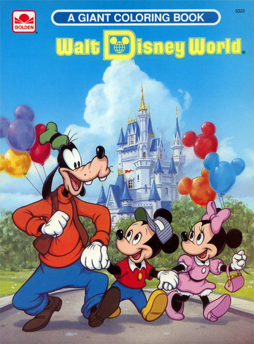 Walt disney theme parks coloring book coloring books at retro reprints