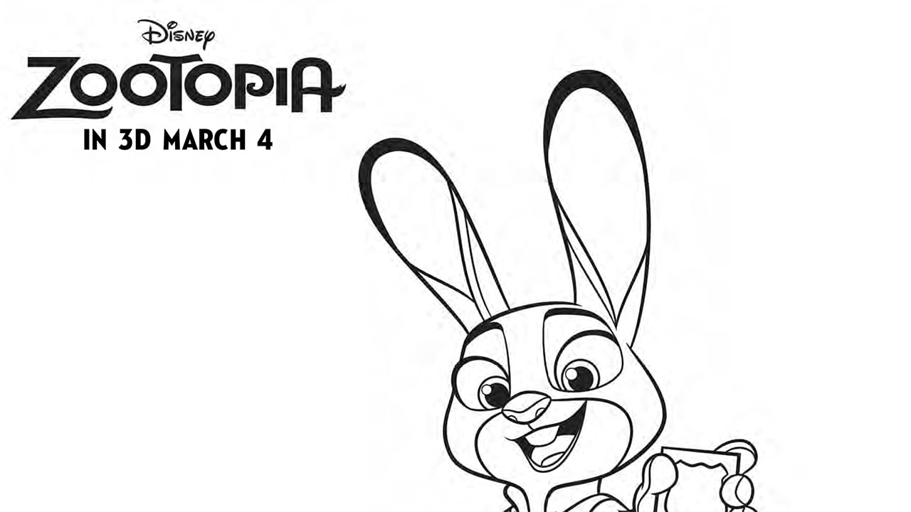 Kids zootopia coloring fun parks blog