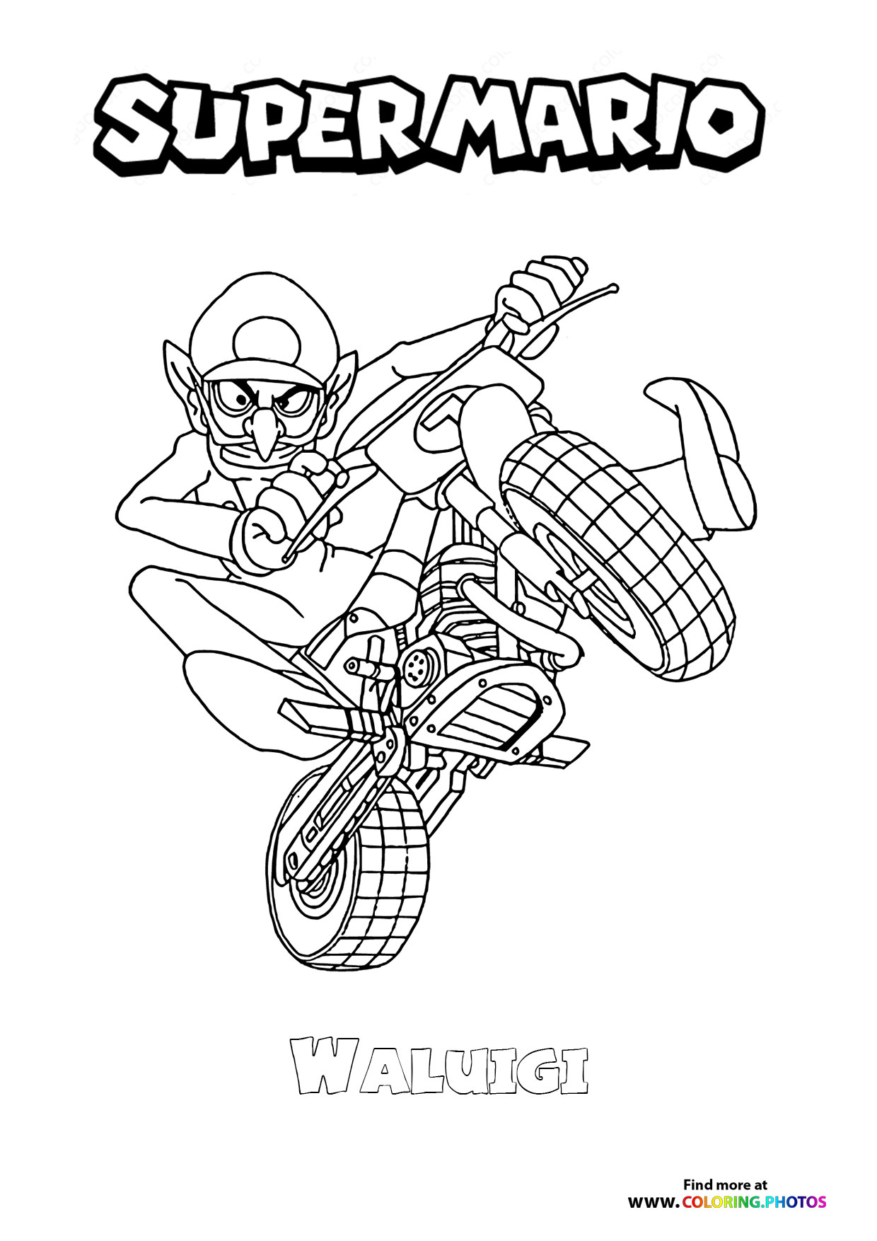Waluigi from super mario
