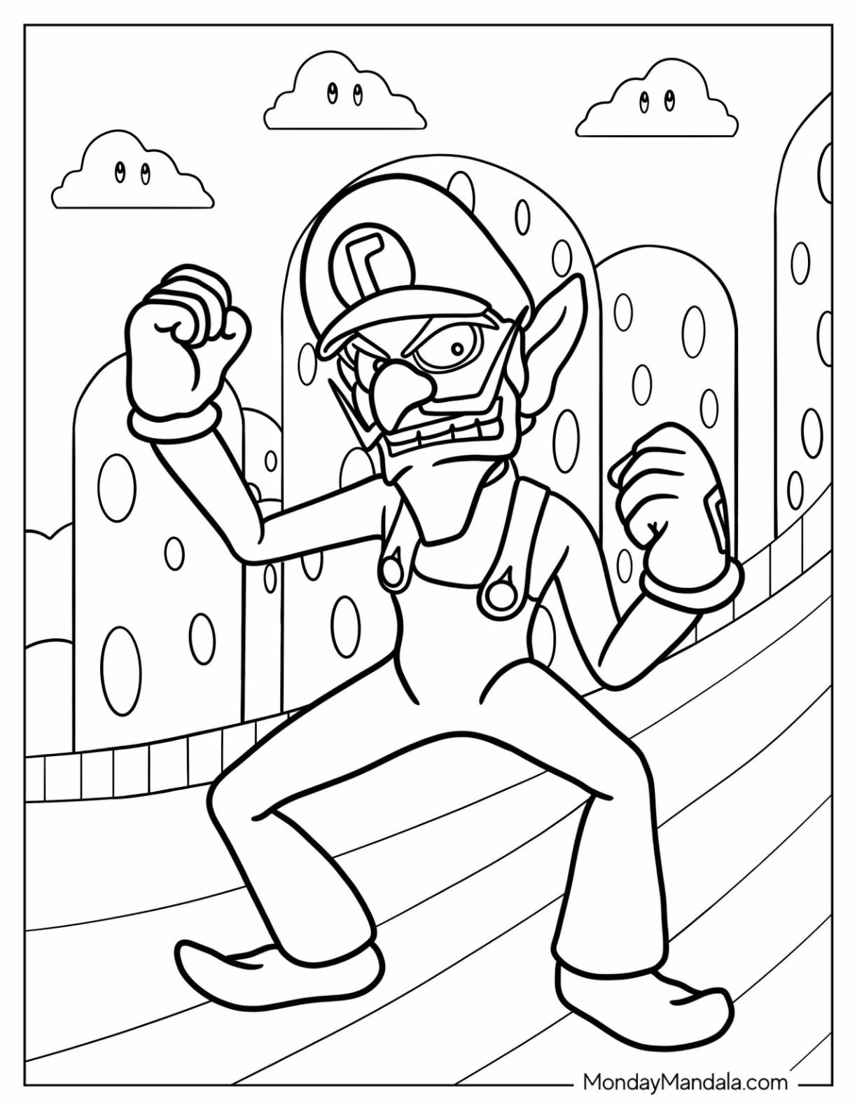 Nintendo coloring pages free pdf printables