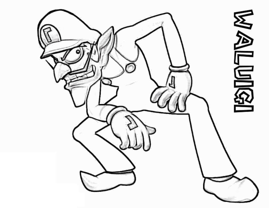 Waluigi de super mario