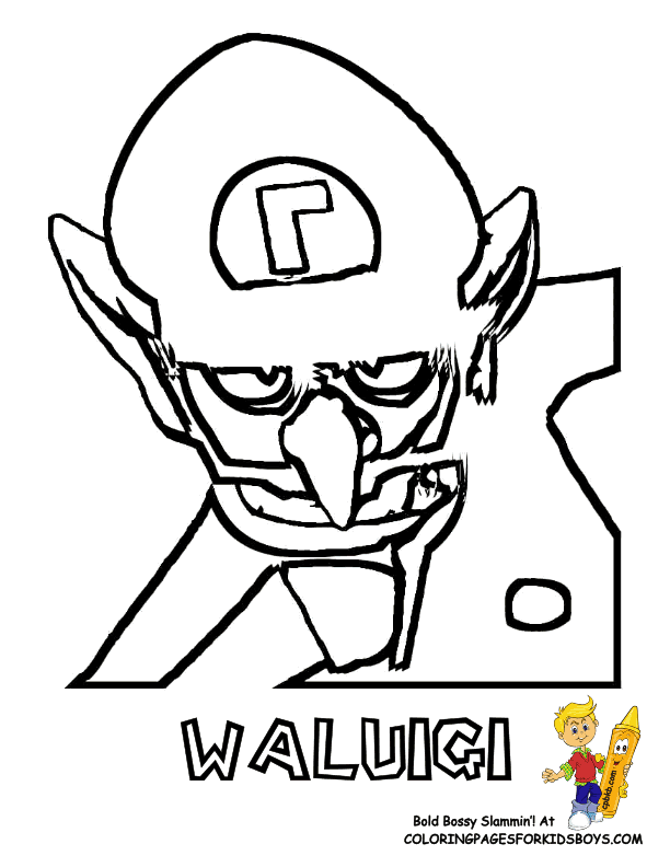 Super mario coloring pages for kids free image download
